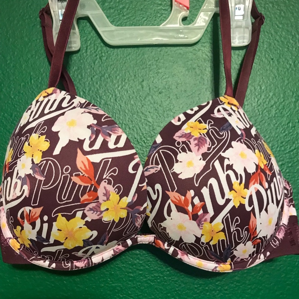 Pink bra